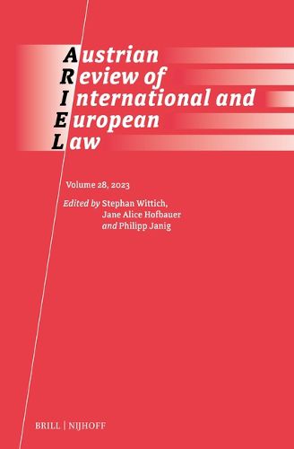 Cover image for Austrian Review of International and European Law, 2023