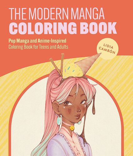 Cover image for The Modern Manga Coloring Book