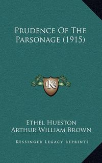 Cover image for Prudence of the Parsonage (1915)