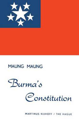 Cover image for Burma's Constitution