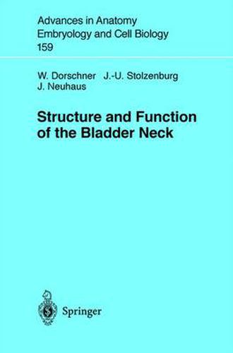 Cover image for Structure and Function of the Bladder Neck