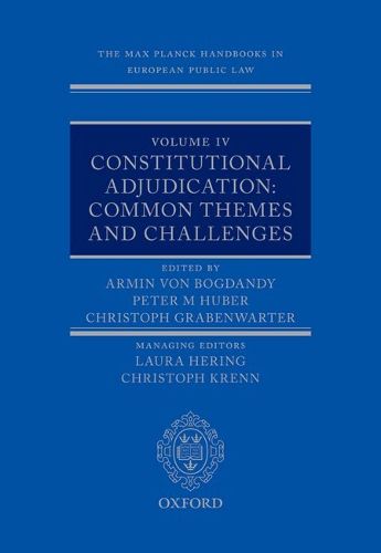 Cover image for The Max Planck Handbooks in European Public Law