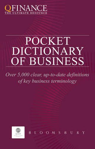 Cover image for QFINANCE: The Pocket Dictionary of Business