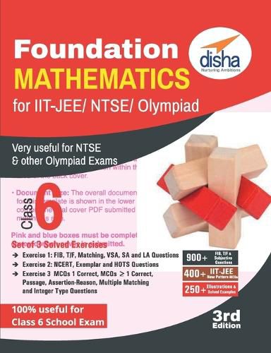 Cover image for Foundation Mathematics for IIT-JEE/ NTSE/ Olympiad Class 6 - 3rd Edition