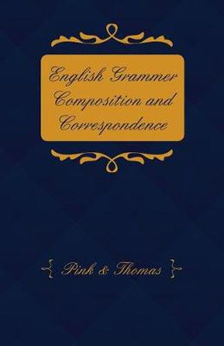 Cover image for English Grammer Composition and Correspondence