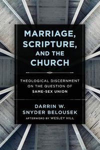 Cover image for Marriage, Scripture, and the Church - Theological Discernment on the Question of Same-Sex Union