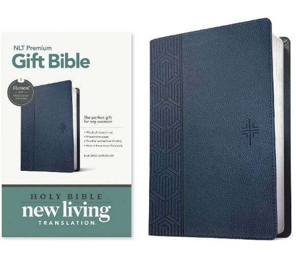 Cover image for NLT Premium Gift Bible, Filament Enabled, Blue Cross