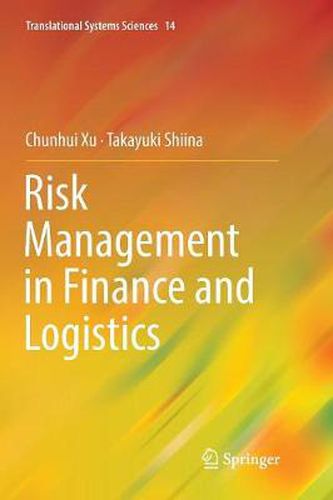 Cover image for Risk Management in Finance and Logistics