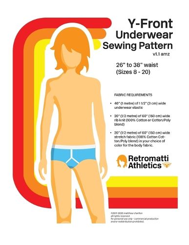 Cover image for RetroMatti Athletics Retro Briefs Sewing Pattern