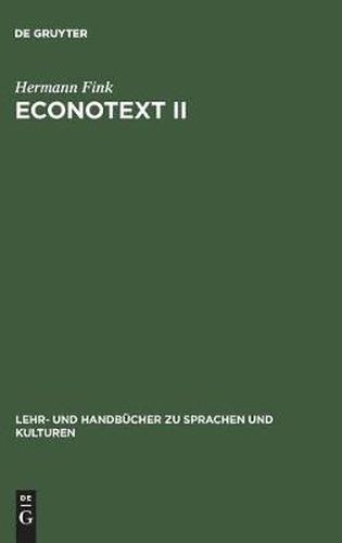 Cover image for Econotext II