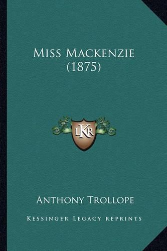 Cover image for Miss MacKenzie (1875)