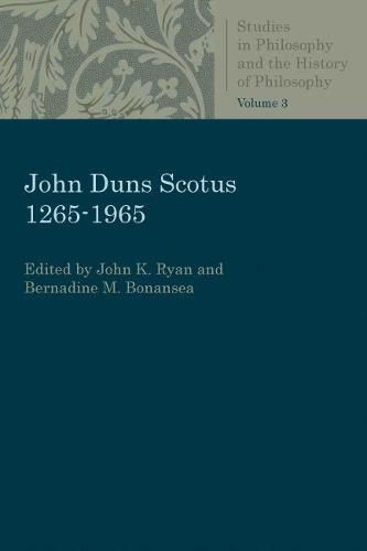 Cover image for John Duns Scotus 1265-1965