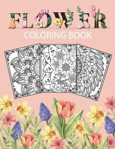 Cover image for Flower Coloring Book