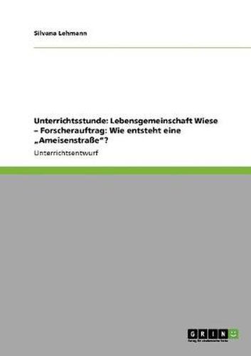 Cover image for Unterrichtsstunde: Lebensgemeinschaft Wiese - Forscherauftrag: Wie entsteht eine  Ameisenstrasse ?