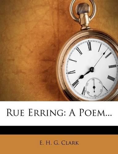 Cover image for Rue Erring