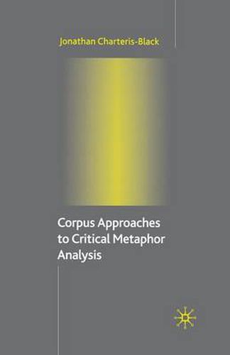 Cover image for Corpus Approaches to Critical Metaphor Analysis