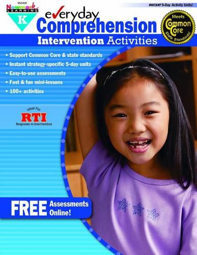 Cover image for Everyday Comprehension Intervention Activities Grade K Book Teacher Resource