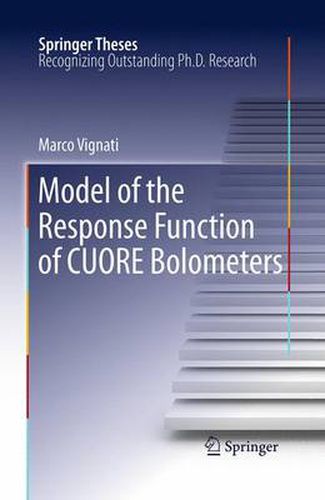 Cover image for Model of the Response Function of CUORE Bolometers