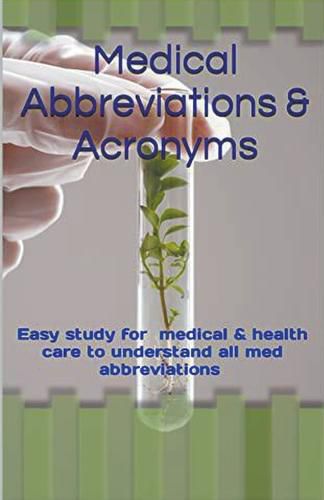 Cover image for Medical Abbreviations, Acronyms & Symbols (Quick Study Academic)