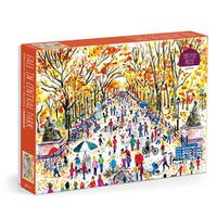 Cover image for Michael Storrings Fall in Central Park 1000 Piece Puzzle