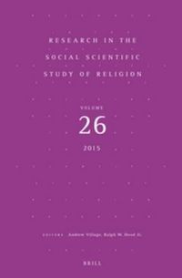 Cover image for Research in the Social Scientific Study of Religion, Volume 26 