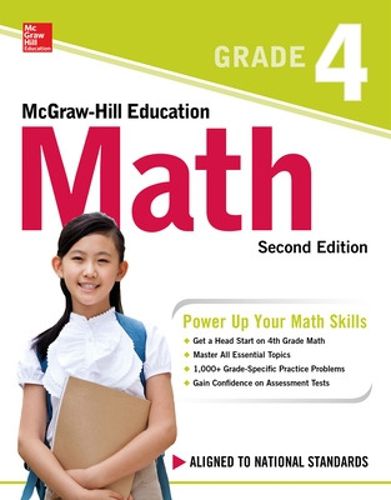 Cover image for McGraw-Hill Education Math Grade 4, Second Edition