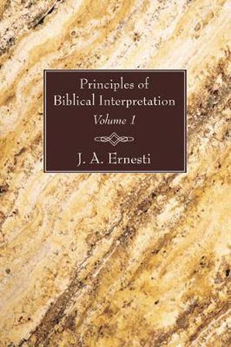 Cover image for Principles of Biblical Interpretation, 2 Volumes