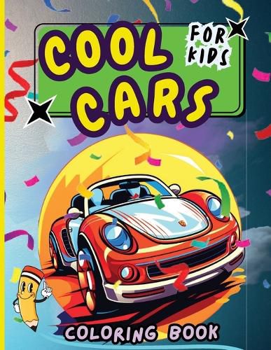 Cover image for Cool Cars Coloring Book for Kids