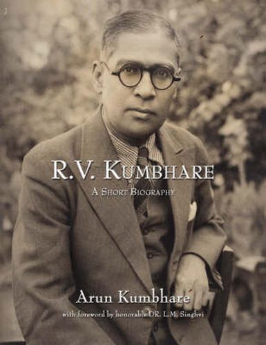 Cover image for R.V. Kumbhare, a Short Biography
