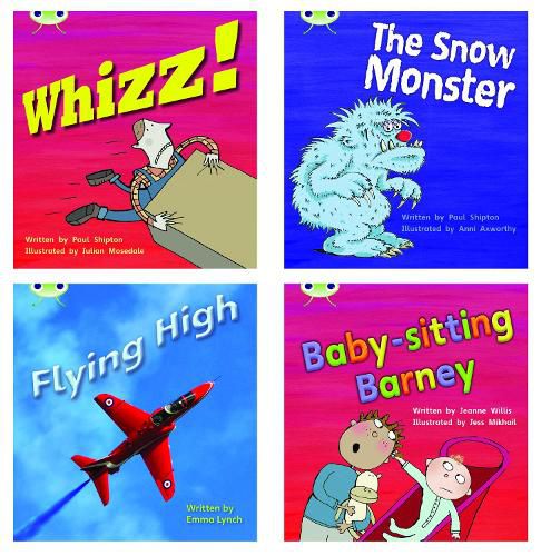 Learn to Read at Home with Phonics Bug: Pack 6 (Pack of 5 reading books with 3 fiction and 2 non-fiction)