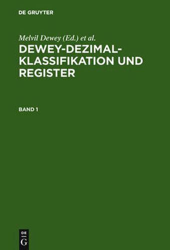 Dewey-Dezimalklassifikation Und Register: DDC 22