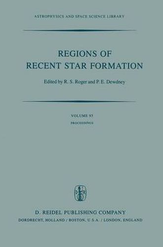 Cover image for Regions of Recent Star Formation: Proceedings of the Symposium on  Neutral Clouds near HII Regions - Dynamics and Photochemistry , Held in Penticton, British Columbia, June 24-26, 1981