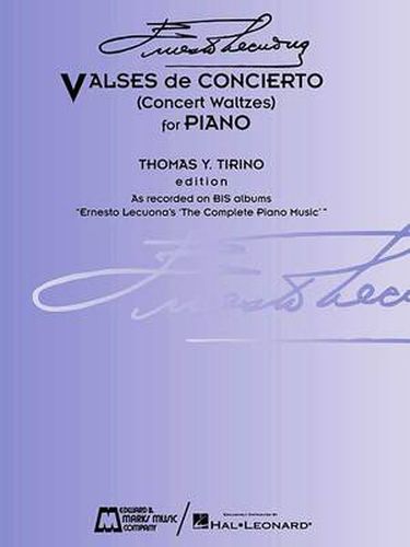 Cover image for Valses De Concierto