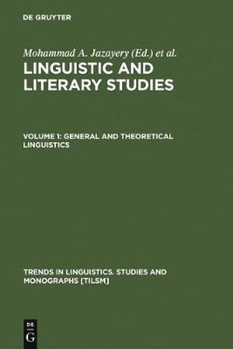 Cover image for General and Theoretical Linguistics