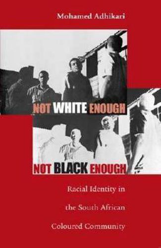 Cover image for Not White Enough, Not Black Enough: Racial Identity in the South African Coloured Community