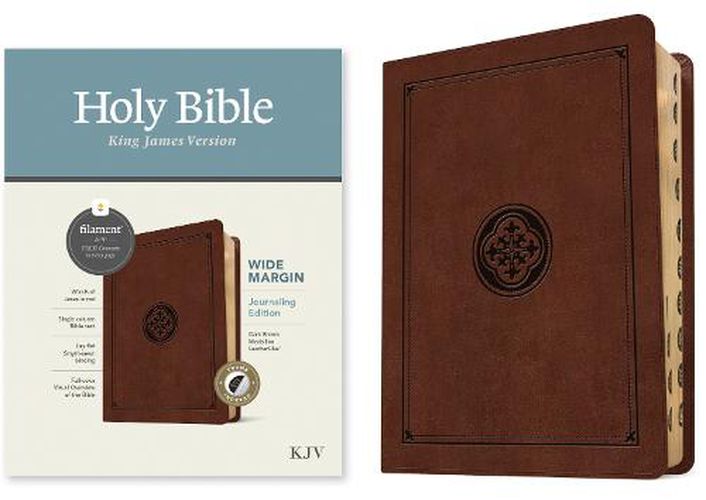 Cover image for KJV Wide Margin Bible, Filament Edition, Dark Brown