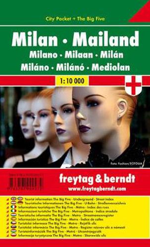 Cover image for Milan City Pocket + the Big Five Waterproof 1:10 000