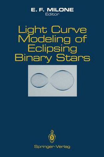 Cover image for Light Curve Modeling of Eclipsing Binary Stars