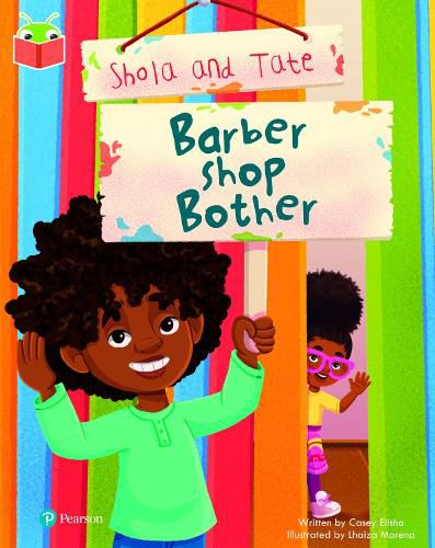 Cover image for Bug Club Independent Phase 5 Unit 16: Shola and Tate: Barber Shop Bother