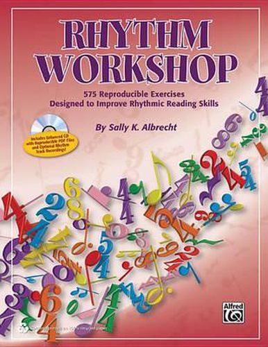 Cover image for Rhythm Workshop: 575 Reproducible Exercises Designed to Improve Rhythmic Reading Skills