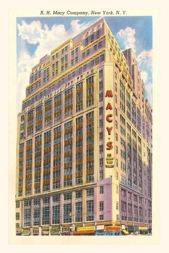 Cover image for Vintage Journal Macy's Building, New York City