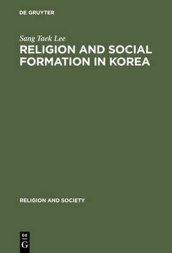 Cover image for Religion and Social Formation in Korea: Minjung and Millenarianism