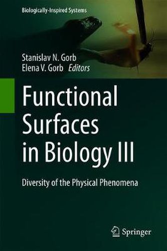 Cover image for Functional Surfaces in Biology III: Diversity of the Physical Phenomena