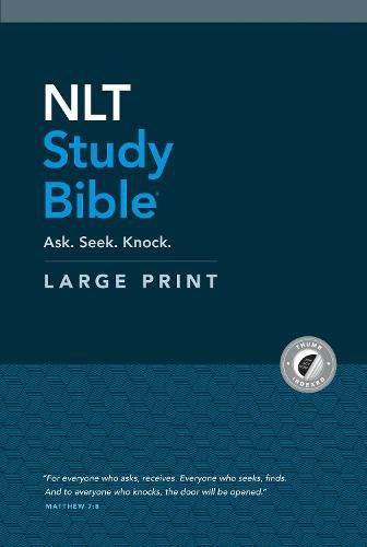 Cover image for NLT Study Bible Large Print (Red Letter, Hardcover, Indexed)