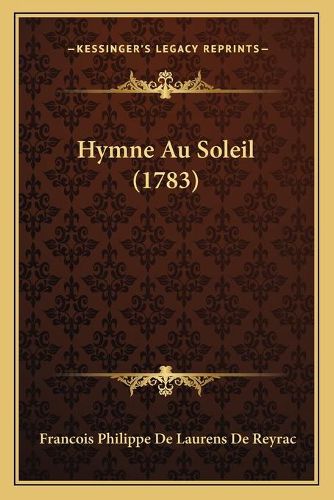 Hymne Au Soleil (1783)