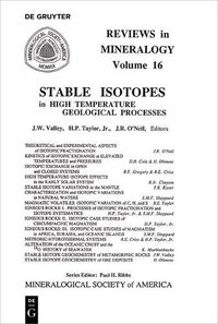 Cover image for Stable Isotopes in High Temperature Geological Processes