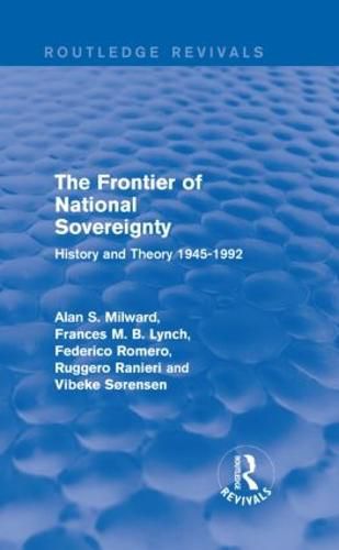 Cover image for The Frontier of National Sovereignty: History and Theory 1945-1992