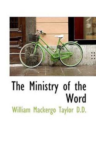 Cover image for The Ministry of the Word