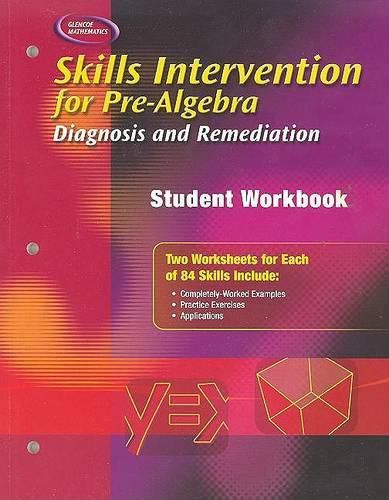 Cover image for Skills Intervention for Pre-Algebra: Diagnosis and Remediation, Student Workbook