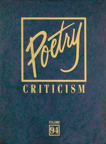 Cover image for Poetry Criticism